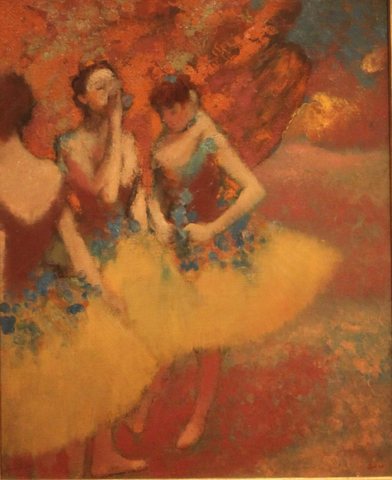 Three Dancers, Yellow Skirts
