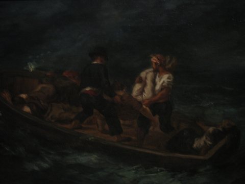 After the Shipereck (Barge of Don Juan - Dead Body Thrown To The Sea)