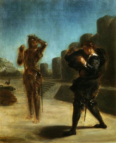 Ghost of Hamlet's father.