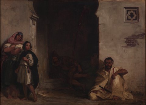 Йожен Дьолакроа — Street in Meknes