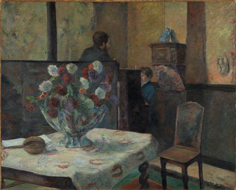 Painting of an interior at rue Carcel (Carcel Street), Paris