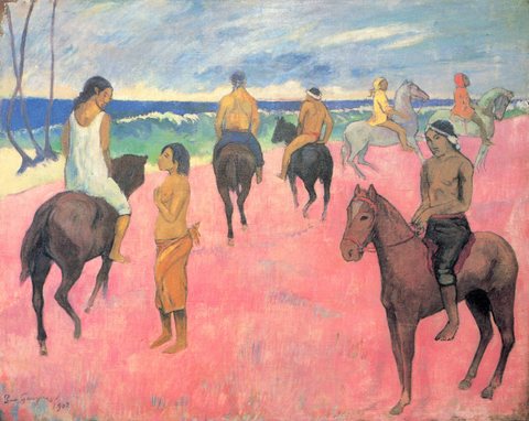 Riders on the Beach (II)