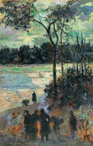 The Fire at the River Bank