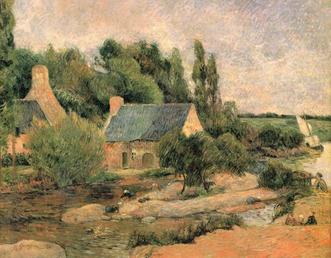 Washerwomen at Pont-Aven