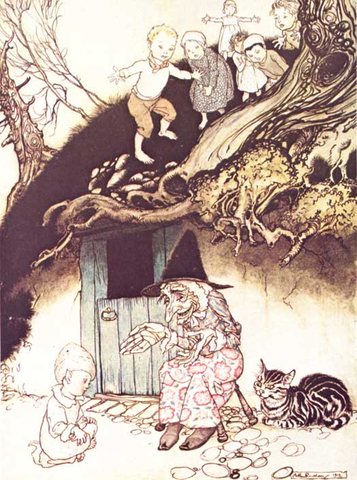 old woman lived under a hil