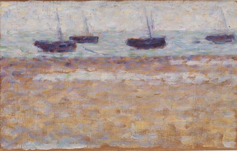 Four Boats at Grandcamp