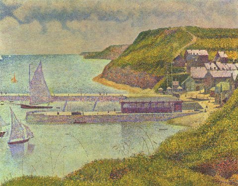 Port-en-Bessin, outer harbour, high tide
