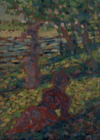 Woman in a Park