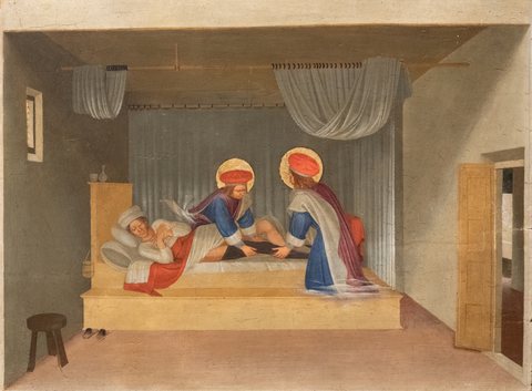 Heilung des Justinian durch die heiligen Cosmas und Damian