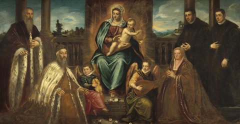 Doge Alvise Mocenigo and Family before the Madonna and Child