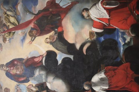Madonna and Child with Saints Cecilia, Marina, Theodore, Cosmas, and Damian