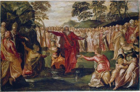 Moses Striking the Rock