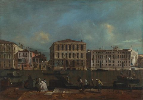 Venice: The Grand Canal with Palazzo Pesaro