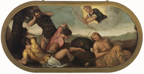 Apollo Shoots the Sons of Niobe