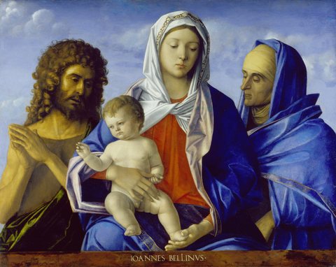 Джовани Белини — Madonna and Child with Saints John the Baptist and Elizabeth