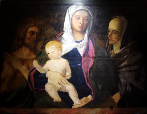 Madonna and Child with Saint John the Baptist and Saint Anne