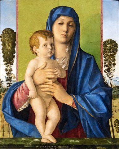 Madonna der kleinen Bäume