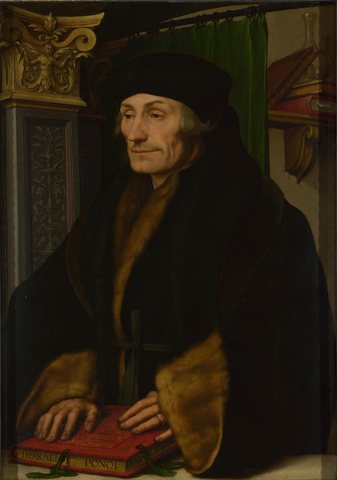 Porträt des Erasmus von Rotterdam
