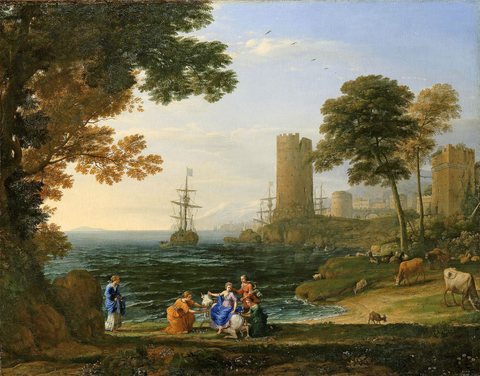 Coast View with the Abduction of Europa