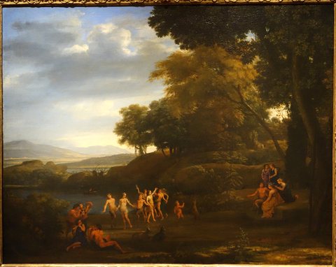 Landscape with Dancing Satyrs and Nymphs