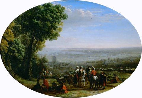 Siege of La Rochelle by Louis XIII, 1628