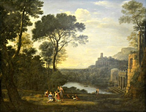 landscape with the temple of Egeria