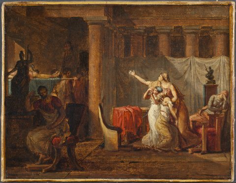 The Lictors Returning to Brutus the Bodies of his Sons. Study