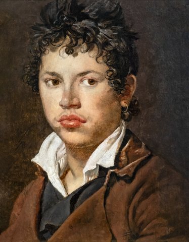 Musée Ingres-Bourdelle - Portrait de jeune homme à la boucle d'oreille; 1804 - Jean-Auguste-Dominique Ingres