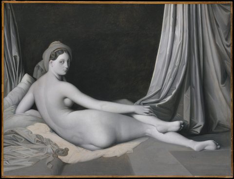 Odalisque in Grisaille