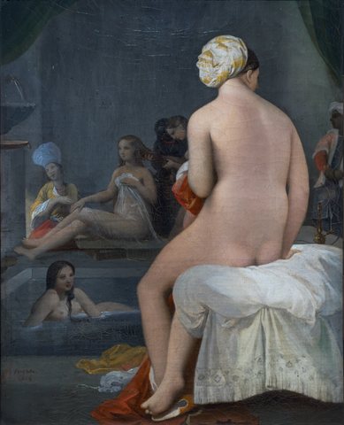 The Little Bather; Harem interior
