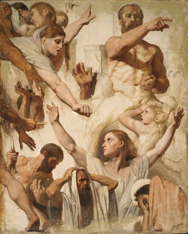Studies for The Martyrdom of Saint Symphorien (Saint, Mother, and Proconsul)