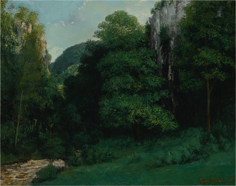 Franc-Comtois Landscape or Le Vallon Vert