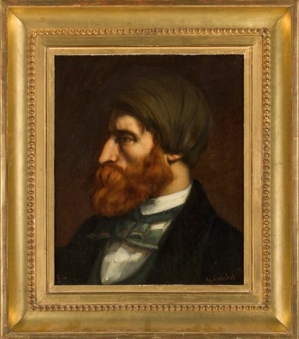 Portrait de Bruyas de profil, 1854