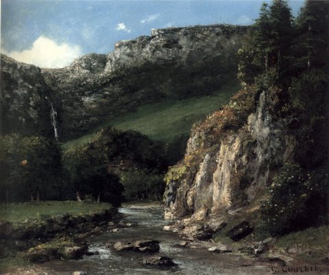 Stream in the Jura Mountains (The Torrent)