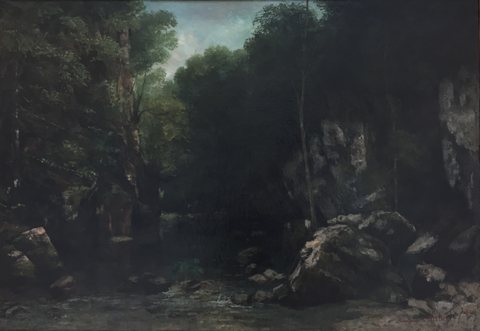 Solitude or the covered stream