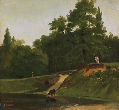Banks of the Stream near the Corot Property, Ville d'Avray