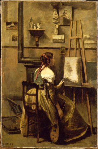 Corot's Studio