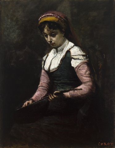 Girl with Mandolin'