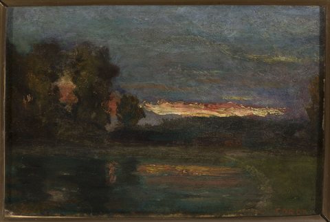 Landscape – Dusk at the waterside