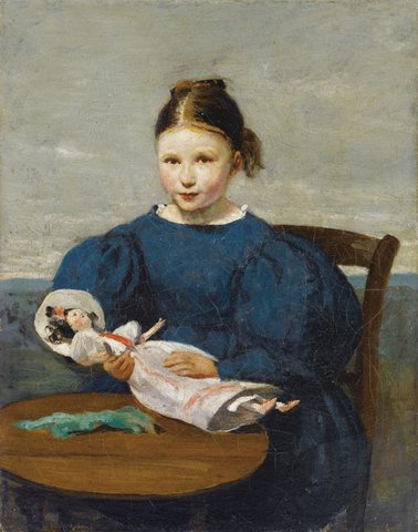 Little Girl With a Doll