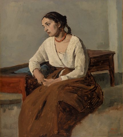 Melancholy Italian Woman (Rome)