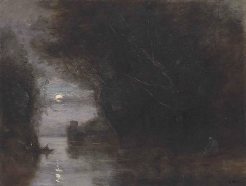 Moonlight landscape