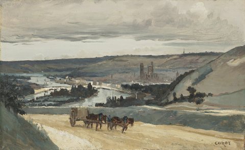 Panoramic View of Rouen