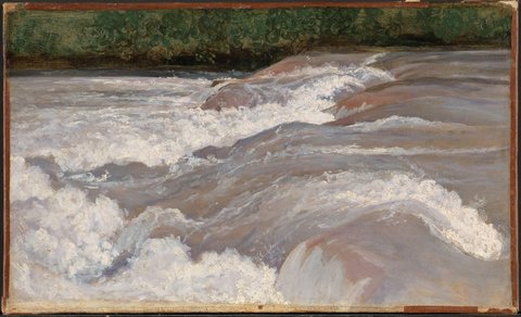 The Velino Above the Cascade of Terni