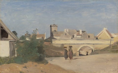 Un faubourg de ville (Rochefort-sur-Mer, Charente)