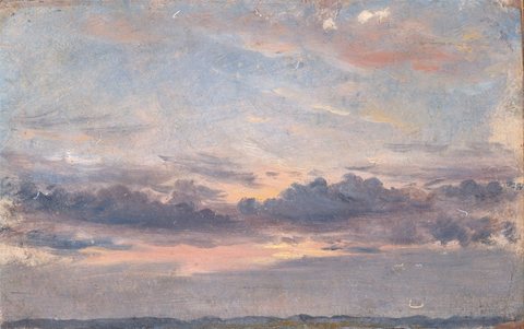A Cloud Study, Sunset