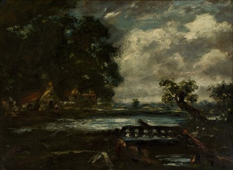 Study for “The Leaping Horse” (View on the...