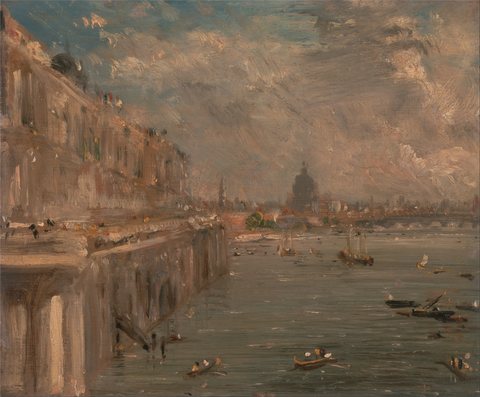 Somerset House Terrace from Waterloo Bridge
