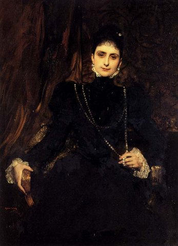 Jean Joseph Benjamin Portrait Of Mme M S Derviz