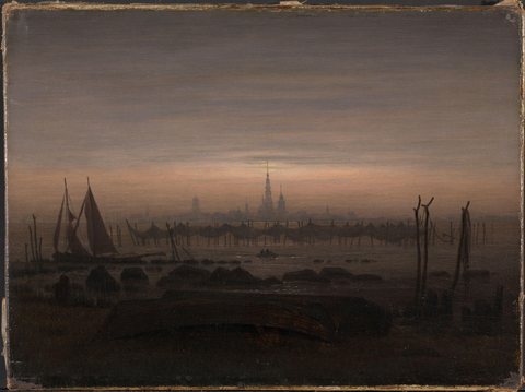 Greifswald in moonlight
